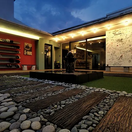 Beds In Garden Hostel-3